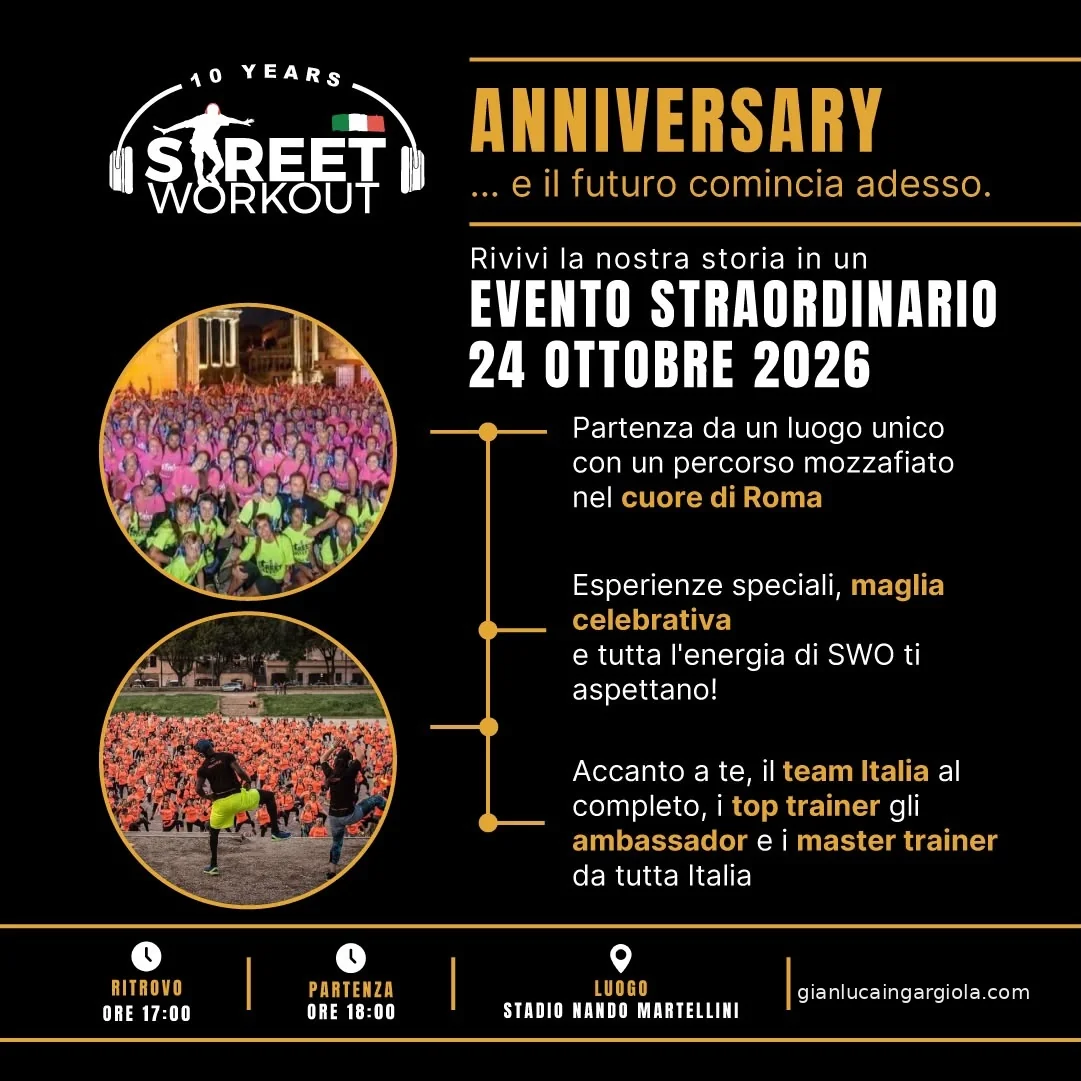 Street Workout Roma - Anniversary